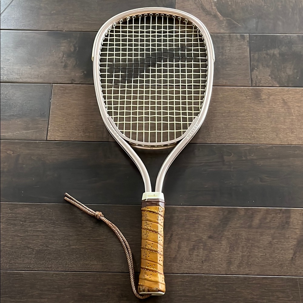 Slazenger Rover Vintage Raquetball Racket with Leather Handle